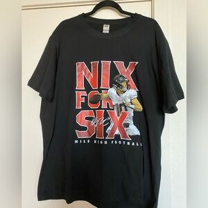 New Broncos “Nix for Sale” Black tee shirt size XL. NWOT.